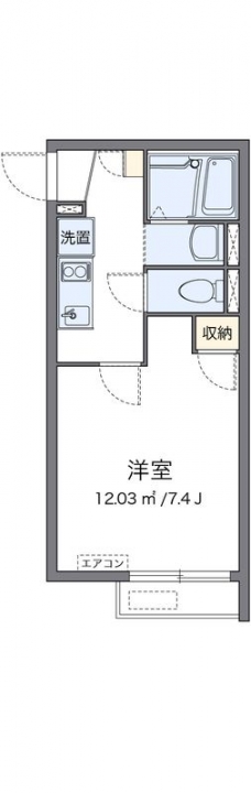 クレイノオーキッド滝野川の間取り図