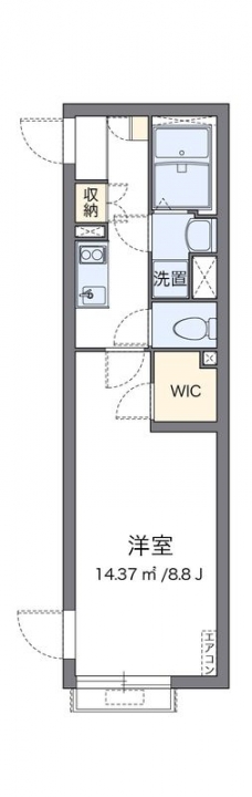 クレイノラーラⅡの間取り図