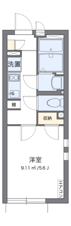 クレイノポラリスⅡの間取り図