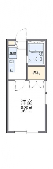 レオパレスビレッジ光が丘参番館の間取り図