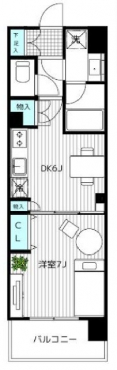 レーベン川口並木ヴェルティア の間取り図