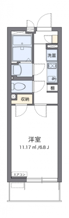 クレイノＳＯＮＯの間取り図
