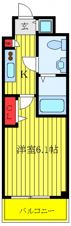 ガーラ・シティ王子の間取り図