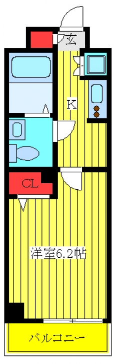 ステージファースト池袋アジールコートの間取り図