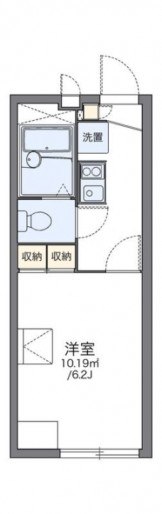 レオパレスジュネスの間取り図
