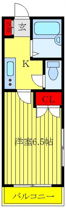 ファミール西が丘の間取り図