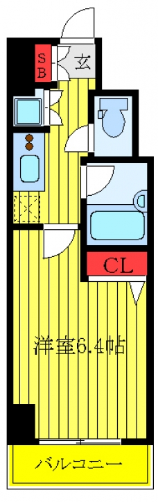 ステージファースト巣鴨の間取り図