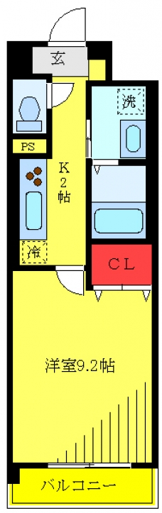 チェリッシュハイムの間取り図