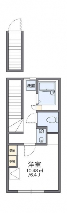 レオパレスぷりえーるの間取り図