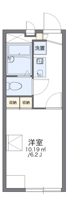 レオパレスパレスフィオーレⅢの間取り図