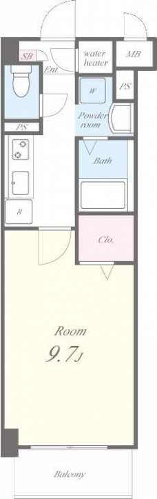 サンテ　アネックスの間取り図