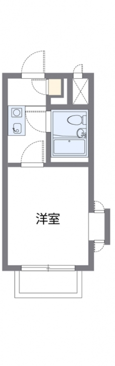レオパレスグリーンの間取り図