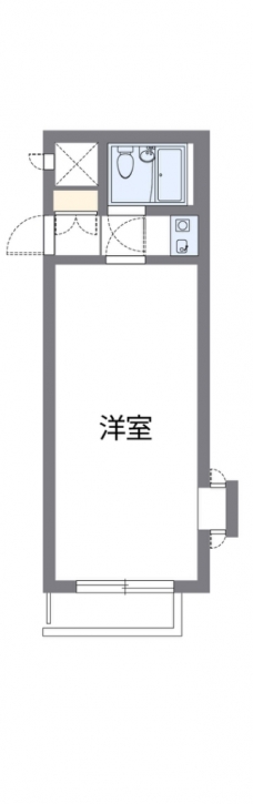 レオパレスグリーンの間取り図