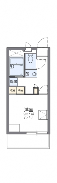 レオパレスル・レーヴの間取り図