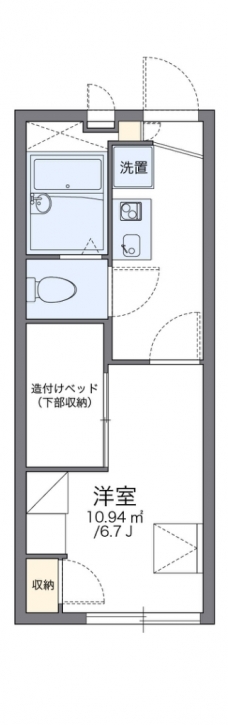 レオパレスＭの間取り図