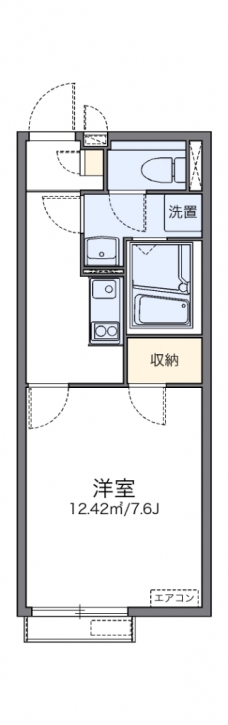 レオネクストニシダイの間取り図