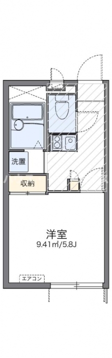 レオパレススペーシア　東池袋の間取り図