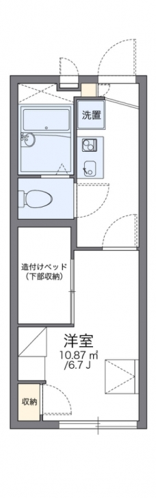 レオパレスＭの間取り図
