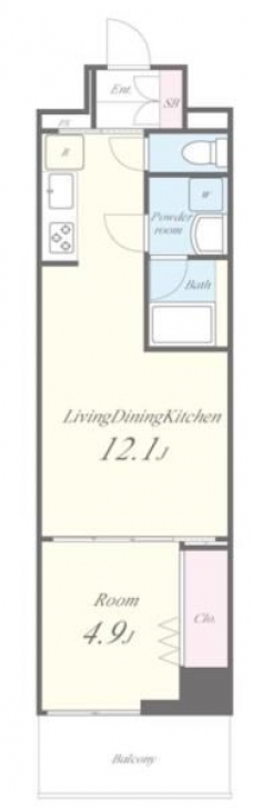 セフィーロ南千住の間取り図