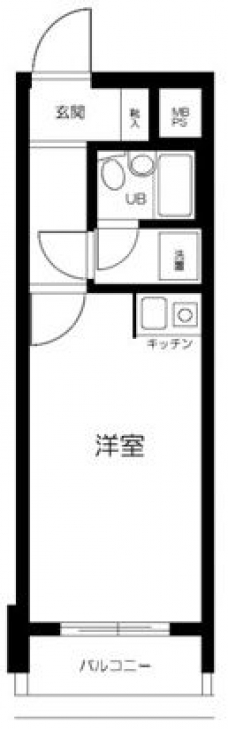 ハイマート入谷の間取り図