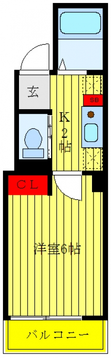 Ｇｌａｎｚ赤羽ＷＥＳＴの間取り図