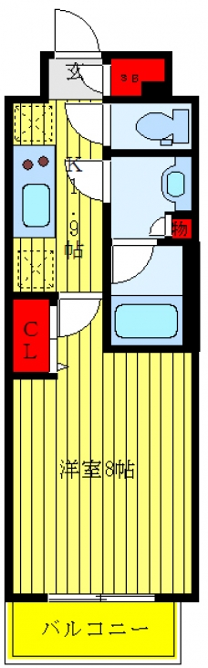 ルフォンプログレ赤羽の間取り図