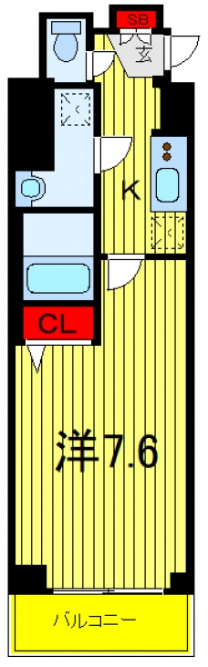 エルフォルテ赤羽の間取り図