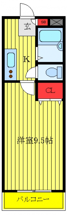 アーケティックマンション５の間取り図