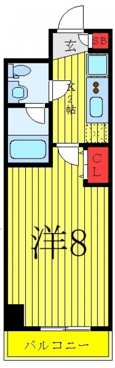 スカイコート板橋大山の間取り図
