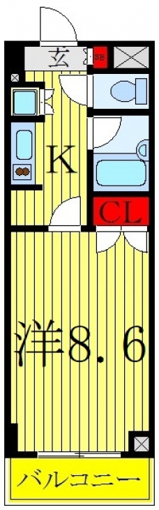 ＡＸＡＳ西高島平の間取り図