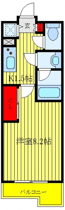 DIPS赤羽北EASTの間取り図