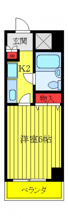 ベアーズマンション上十条の間取り図