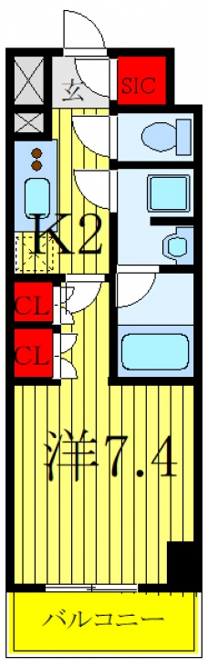 DIPS赤羽RESIDENCEの間取り図