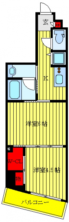 アーバンヴィスタ板橋本町の間取り図