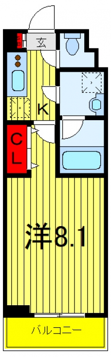 クレヴィスタ北赤羽の間取り図