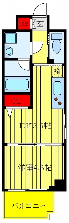 パティーナ十条Ｄｕｏの間取り図