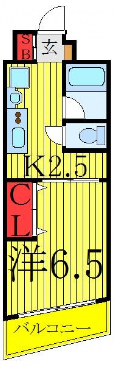 ライフＫ2の間取り図