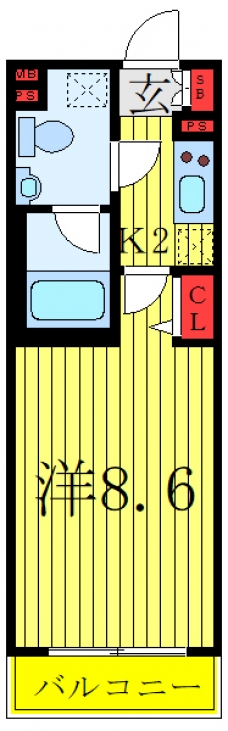 RELUXIA赤羽志茂の間取り図