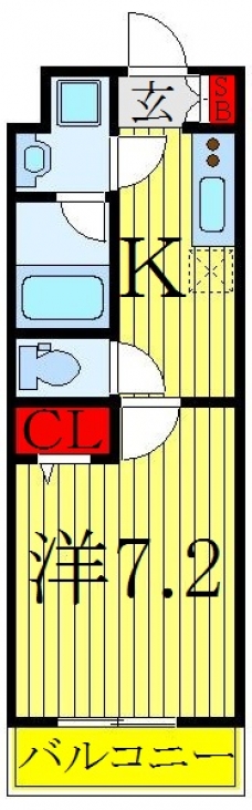 ウィリアGROWS高島平の間取り図