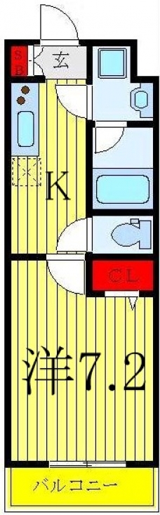 ウィリアGROWS高島平の間取り図