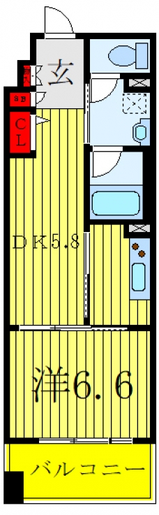 ロイヤルメドゥ北戸田の間取り図