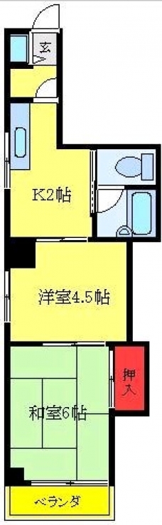 タマダビルの間取り図