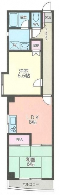 Ａｒｋ　ＷＡＲＡＢＩの間取り図