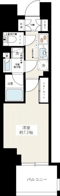 デュフレ南千住の間取り図