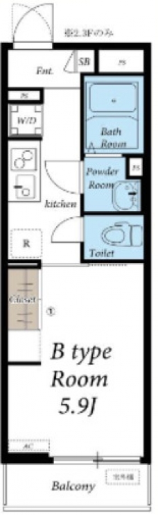 リブリ・フェリーチェメンテの間取り図