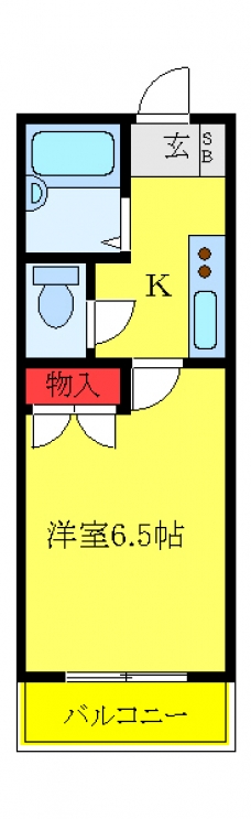ファミール西が丘の間取り図