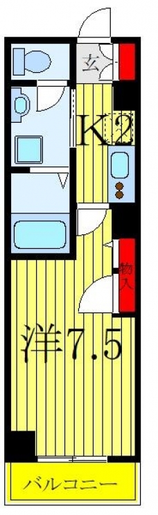 フォレスト真正寺坂の間取り図