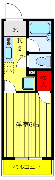 コーポ恵門の間取り図