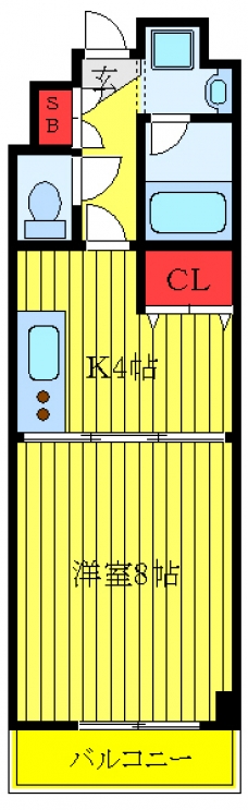 ベルク田端の間取り図
