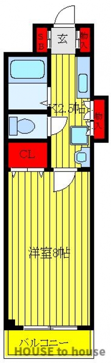 アルビオン田端の間取り図
